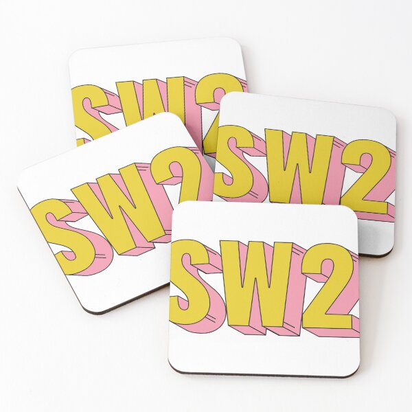 Item preview, SW2 London Postcode Typography Gift designed and sold by eccrafted.
