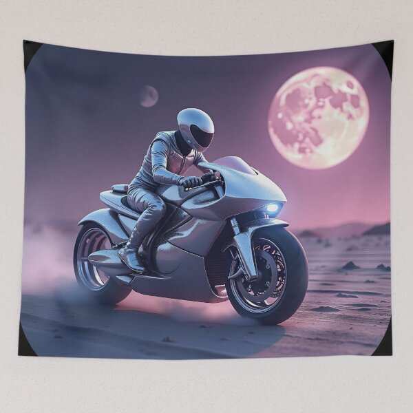 Item preview, Motorcycle on a Lost Planet 05 designed and sold by kjp-design.