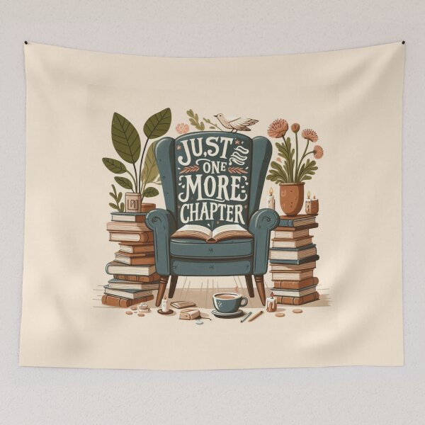 Item preview, Just One More Chapter Illustration  designed and sold by darsh30.