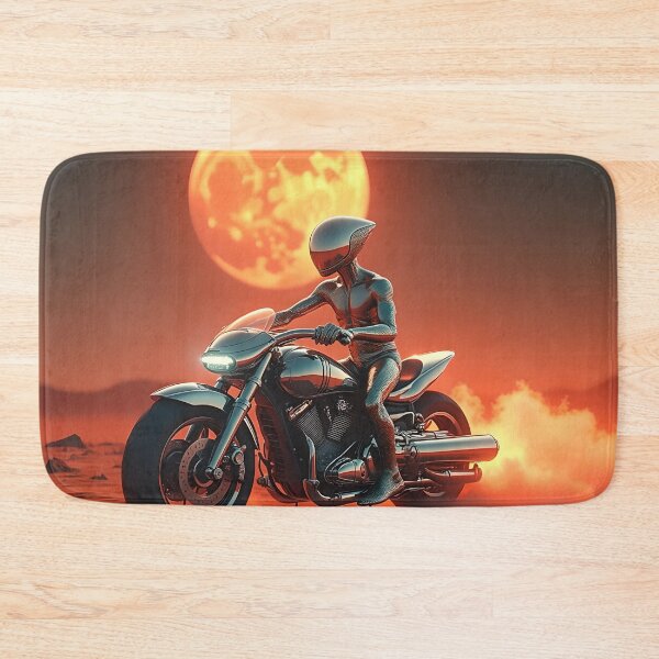 Item preview, Motorcycle on a Lost Planet 04 designed and sold by kjp-design.