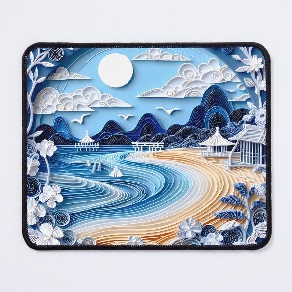 Item preview, Papercraft Sandy Beach designed and sold by Catobix.