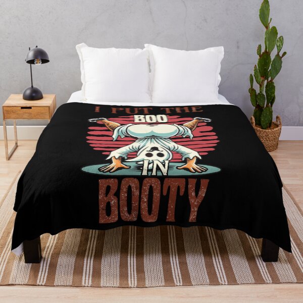 Item preview, I Put The Boo In Booty Humor Ghost Design designed and sold by LuminOrb.