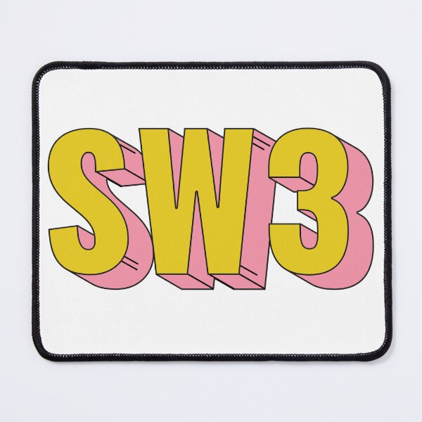 Item preview, SW3 London Postcode Typography Gift designed and sold by eccrafted.