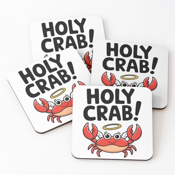 Item preview, Holy Crab! Cute Crab Pun designed and sold by PMCreative.