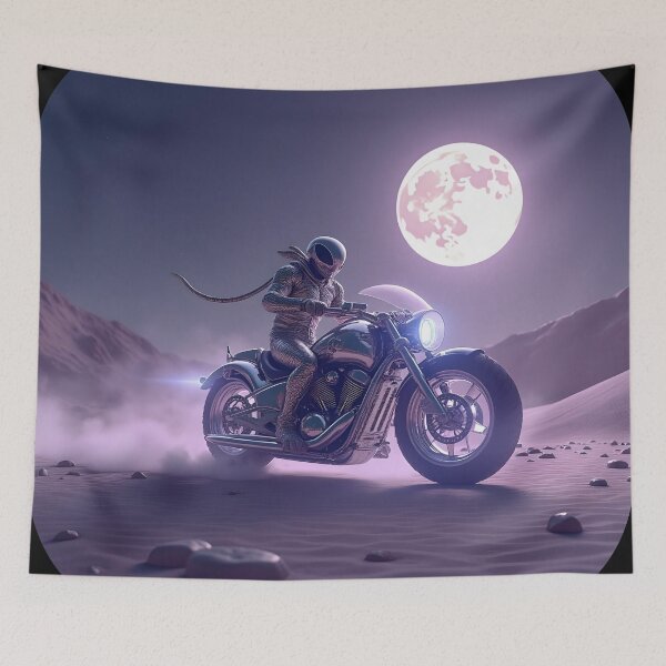 Item preview, Motorcycle on a Lost Planet 06 designed and sold by kjp-design.
