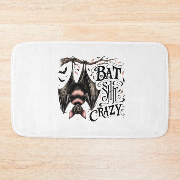 Item preview, Pink Halloween bat shit crazy designed and sold by CleanDecor.