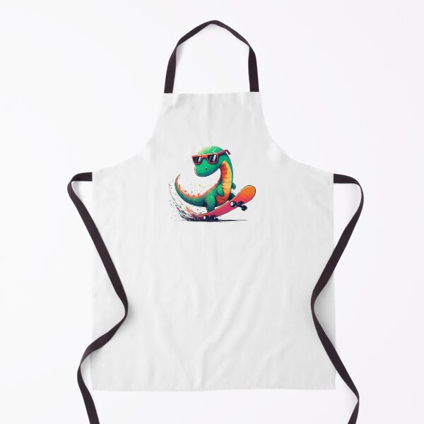 Item preview, Cool Kawaii Dinosaur Skateboarder With Sunglasses designed and sold by TomFrontierArt.