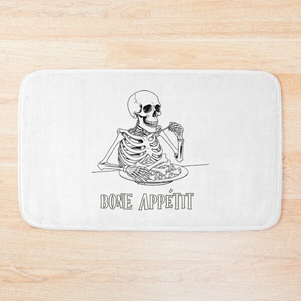 Item preview, Skeleton funny halloween shirt bone appetit designed and sold by granitvit.