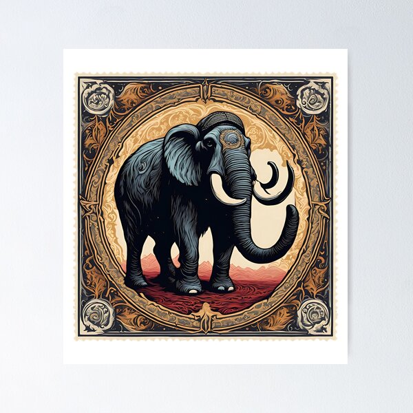 Item preview, Mammoth Cousins: The Gomphotheres Postage designed and sold by Vintagestamps.
