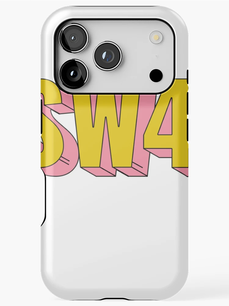 Thumbnail 1 of 4, iPhone Case, SW4 London Postcode Typography Gift designed and sold by eccrafted.