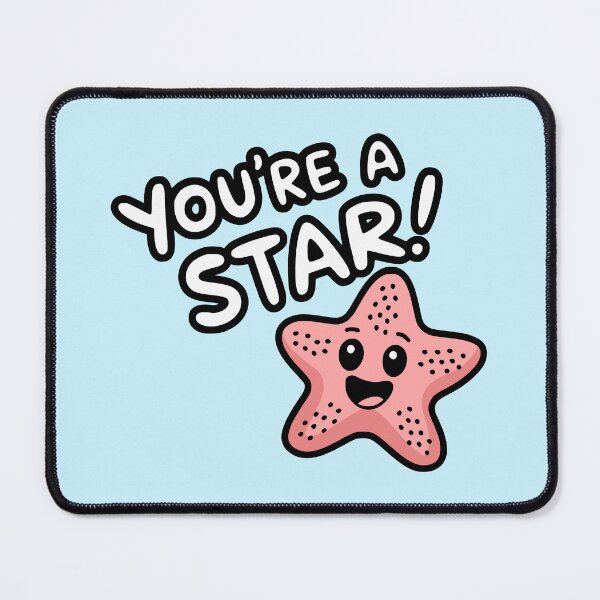 Item preview, You're A Star! Funny Starfish Pun designed and sold by PMCreative.