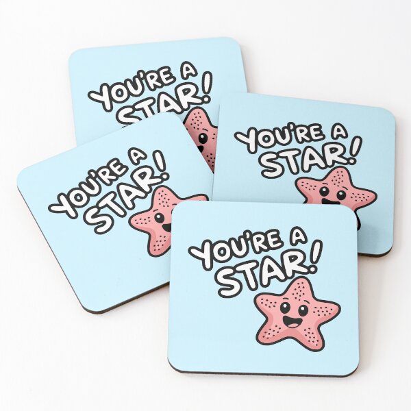 Item preview, You're A Star! Funny Starfish Pun designed and sold by PMCreative.