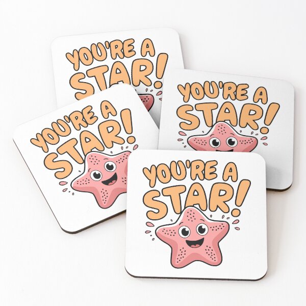 Item preview, You're A Star! Cute Starfish Pun designed and sold by PMCreative.