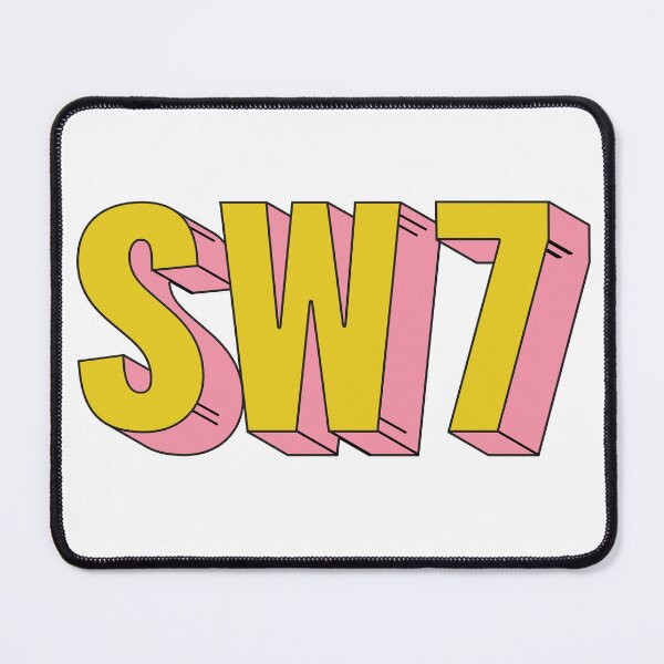 Item preview, SW7 London Postcode Typography Gift designed and sold by eccrafted.