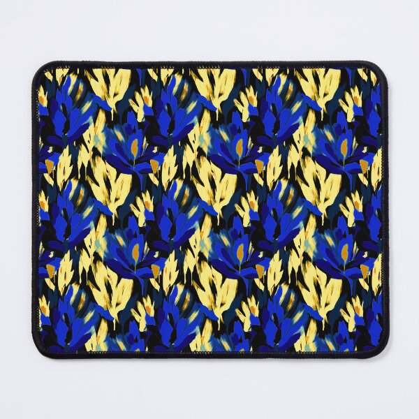 Item preview, Flowers abstract brush strokes designed and sold by Alessandro Remo Mazzoni Remotextiles.