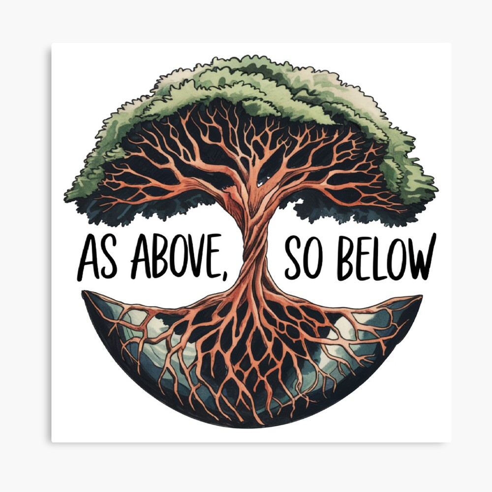 Cute As above so below Photographic Print