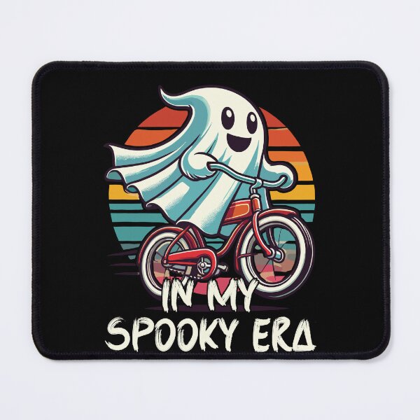 Item preview, Halloween In My Spooky Era Ghost Bicycle designed and sold by LuminOrb.