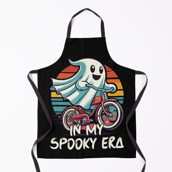Item preview, Halloween In My Spooky Era Ghost Bicycle designed and sold by LuminOrb.