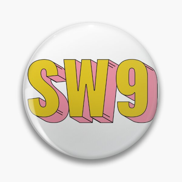 Item preview, SW9 London Postcode Typography Gift designed and sold by eccrafted.