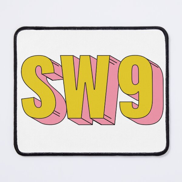 Item preview, SW9 London Postcode Typography Gift designed and sold by eccrafted.