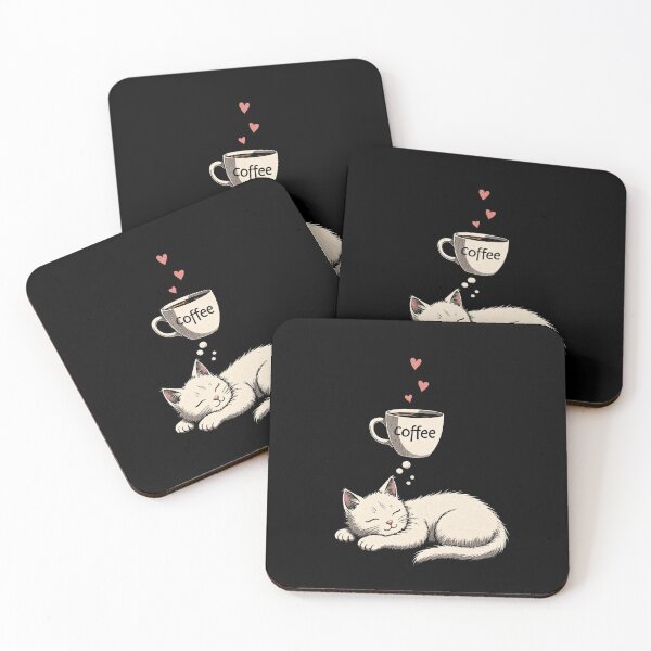Item preview, Cat Dreaming of Coffee designed and sold by Lukasz Kobylka.