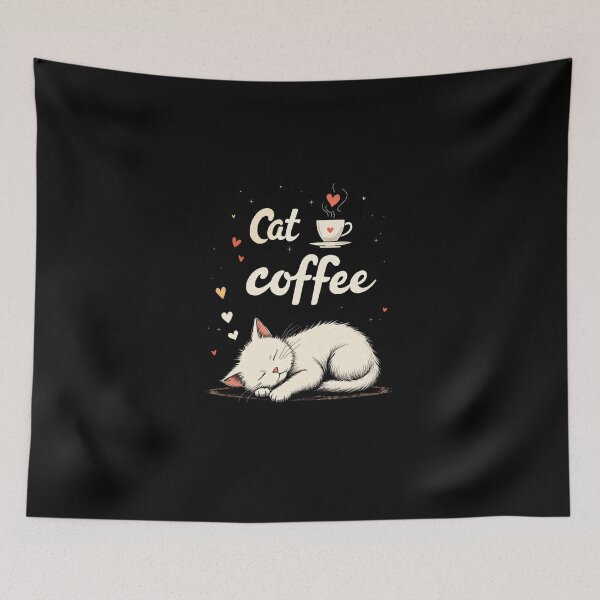 Item preview, Cat Dreaming of Coffee designed and sold by Lukasz Kobylka.