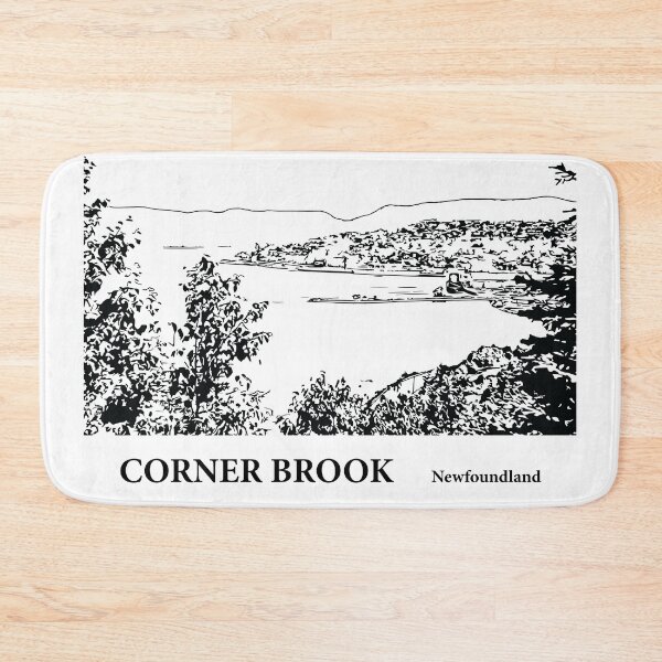 Item preview, Corner Brook Newfoundland designed and sold by Lakeric Cityscapes.
