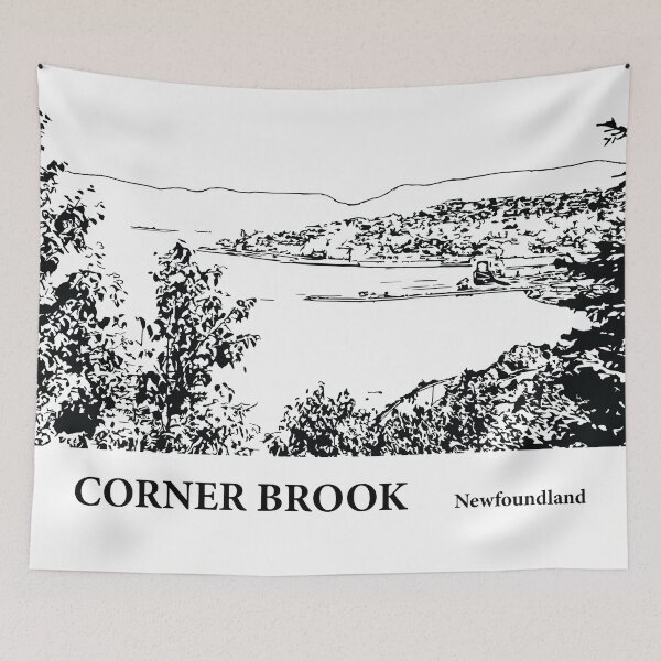 Item preview, Corner Brook Newfoundland designed and sold by Lakeric Cityscapes.