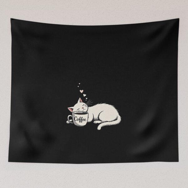 Item preview, Cat Dreaming of Coffee designed and sold by Lukasz Kobylka.