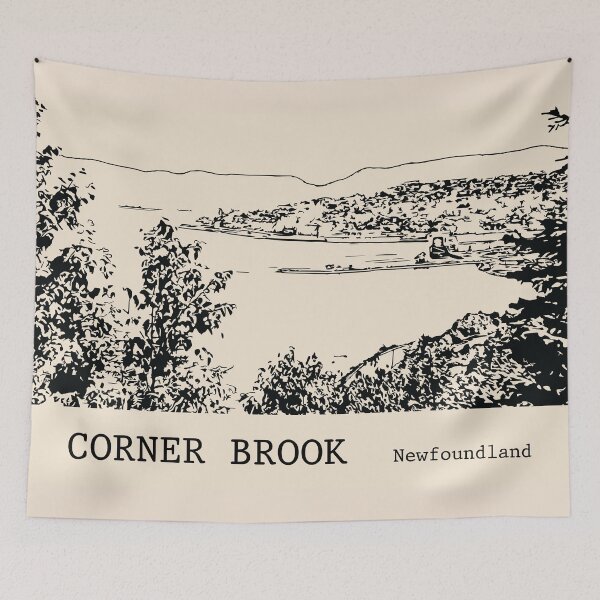 Item preview, Corner Brook Newfoundland designed and sold by Lakeric Cityscapes.