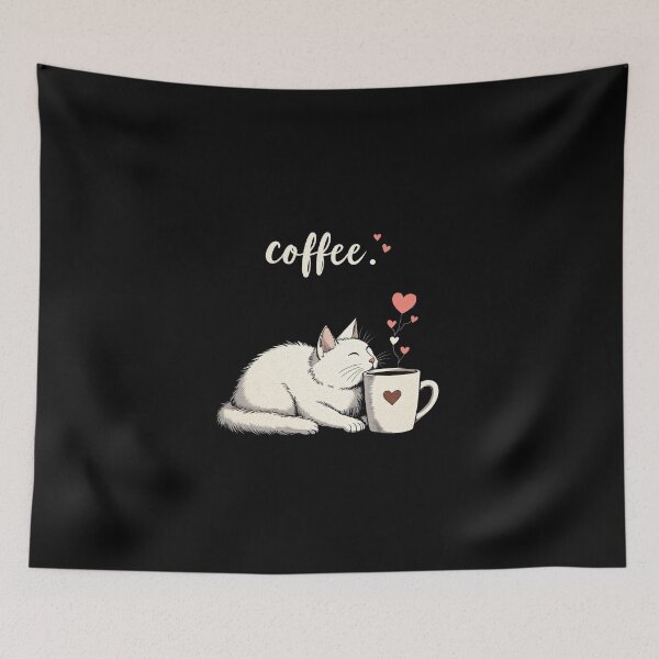 Item preview, Cat Dreaming of Coffee designed and sold by Lukasz Kobylka.