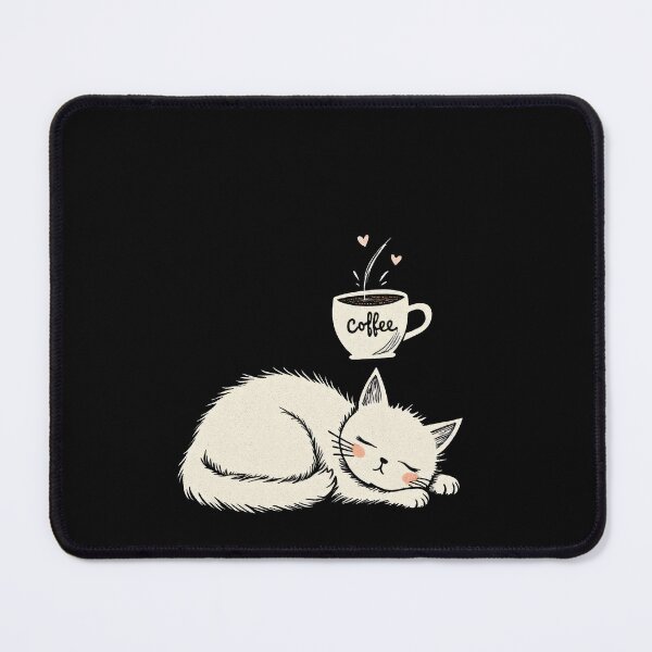 Item preview, Cat Dreaming of Coffee designed and sold by Lukasz Kobylka.
