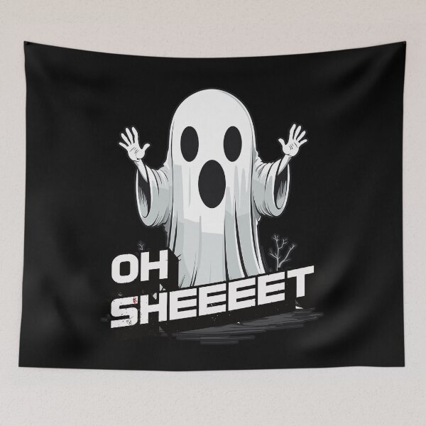 Item preview, Halloween Oh Sheet Gespenst Lustig Design designed and sold by LuminOrb.