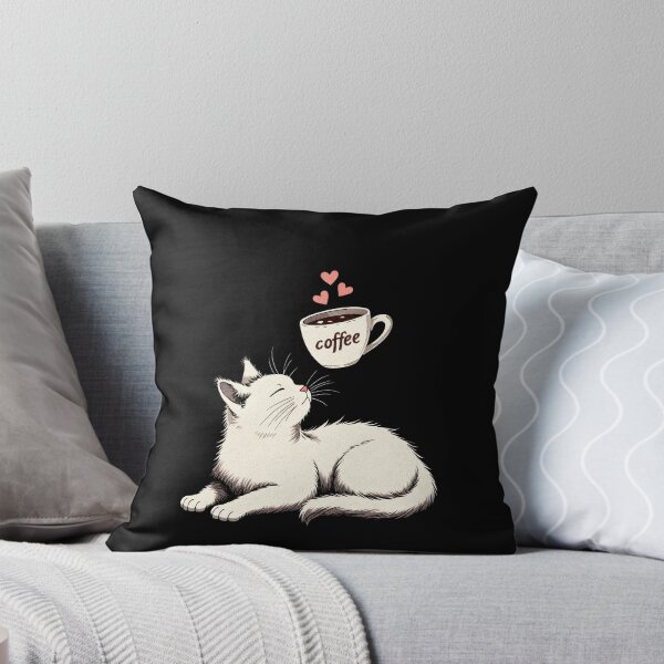 Item preview, Cat Dreaming of Coffee designed and sold by Lukasz Kobylka.