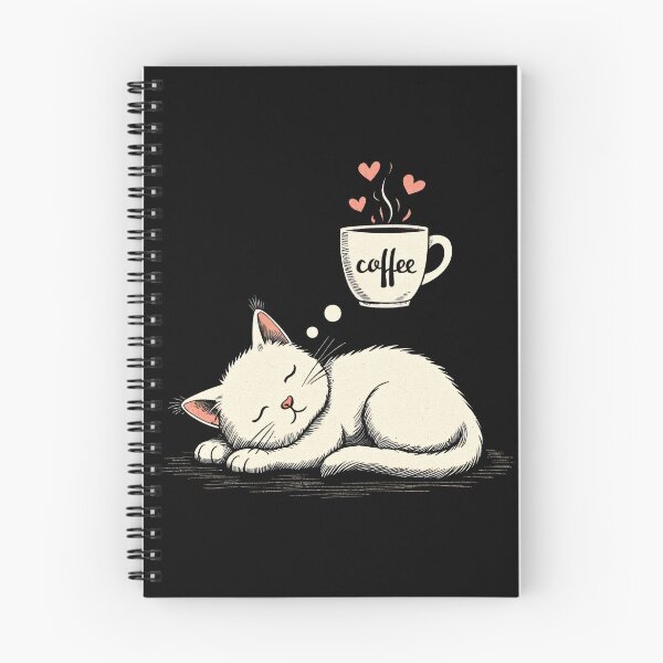 Item preview, Cat Dreaming of Coffee designed and sold by Lukasz Kobylka.
