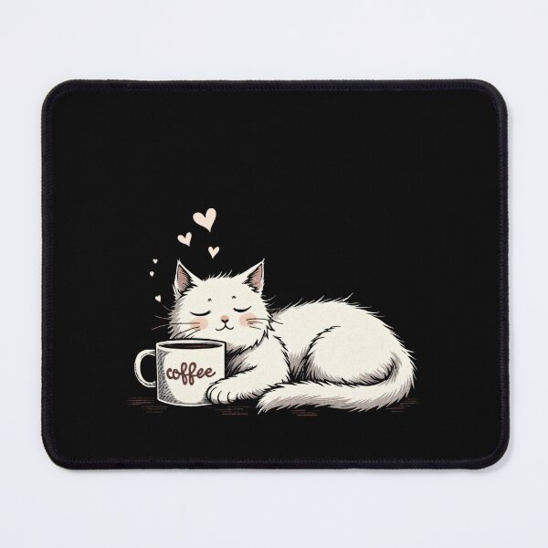 Item preview, Cat Dreaming of Coffee designed and sold by Lukasz Kobylka.