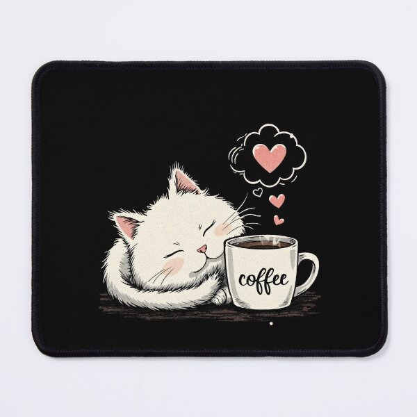 Item preview, Cat Dreaming of Coffee designed and sold by Lukasz Kobylka.
