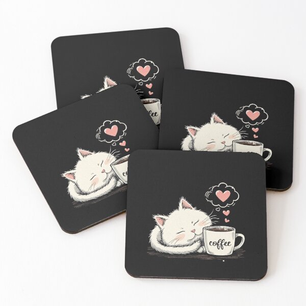 Item preview, Cat Dreaming of Coffee designed and sold by Lukasz Kobylka.