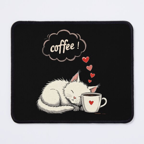 Item preview, Cat Dreaming of Coffee designed and sold by Lukasz Kobylka.