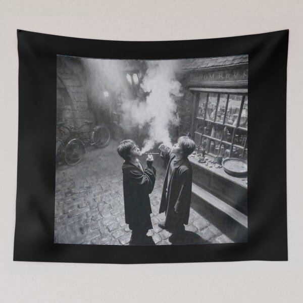 Item preview, Harry and Ron Smoking Alley designed and sold by LittleMaves.