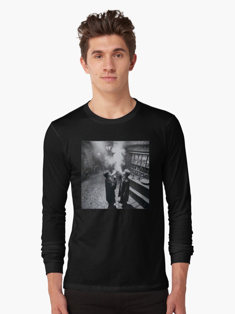 Harry and Ron Smoking Alley Long Sleeve T-Shirt