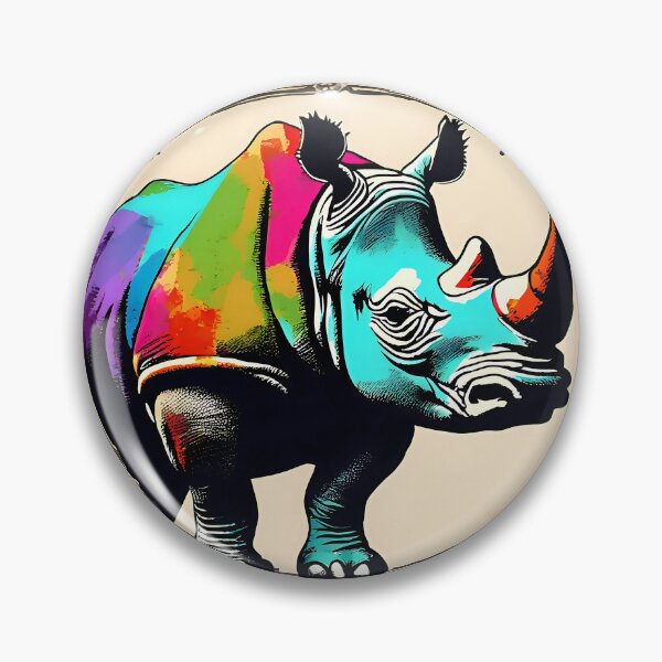 Item preview, Heritage of Gold: Rhinoceros Vintage Stamps designed and sold by Vintagestamps.