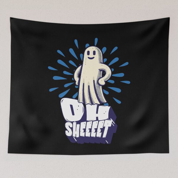 Item preview, Oh Sheet Halloween Lustig Gespenst Fun designed and sold by LuminOrb.