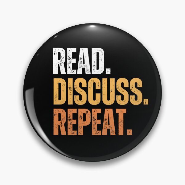 Item preview, Read. Discuss. Repeat. designed and sold by ToughTees.