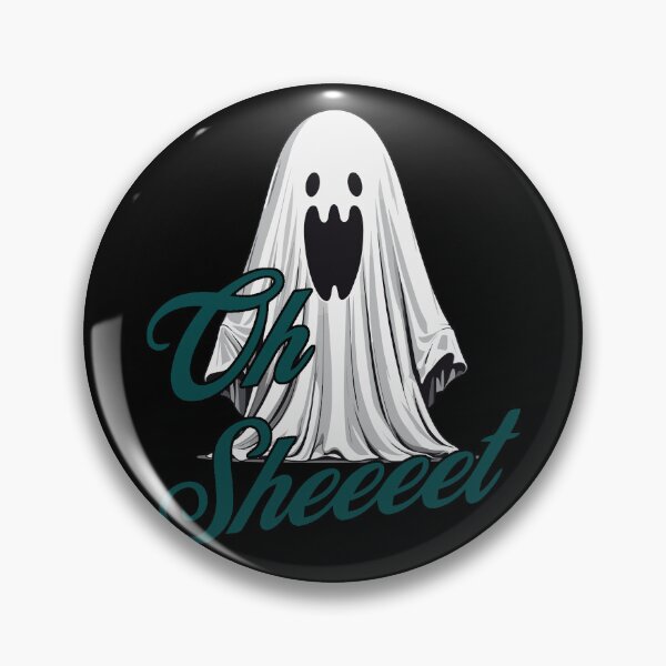 Item preview, Oh Sheeeet Halloween Lustig Gespenst designed and sold by LuminOrb.