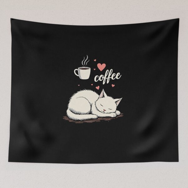 Item preview, Cat Dreaming of Coffee designed and sold by Lukasz Kobylka.