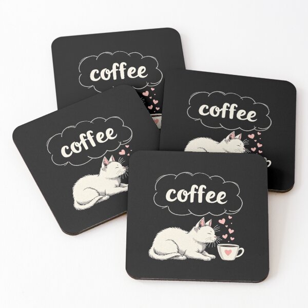 Item preview, Cat Dreaming of Coffee designed and sold by Lukasz Kobylka.