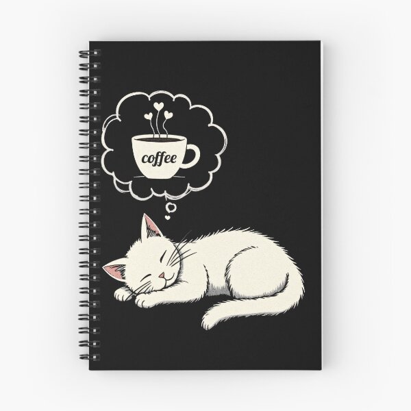 Item preview, Cat Dreaming of Coffee designed and sold by Lukasz Kobylka.