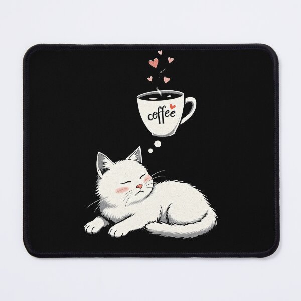 Item preview, Cat Dreaming of Coffee designed and sold by Lukasz Kobylka.