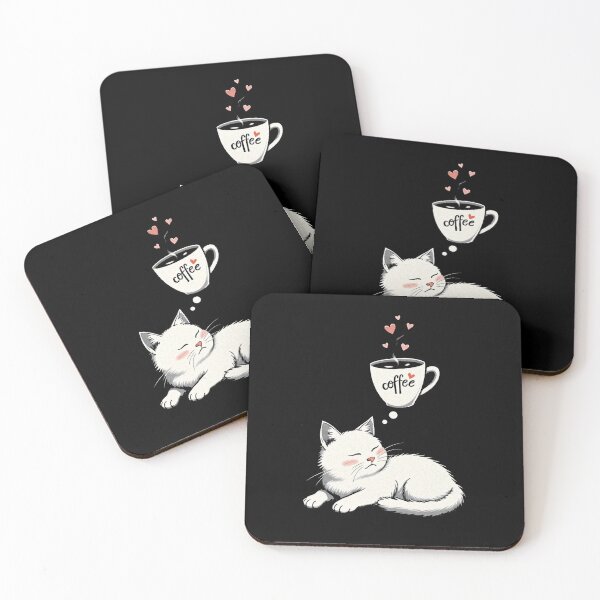 Item preview, Cat Dreaming of Coffee designed and sold by Lukasz Kobylka.